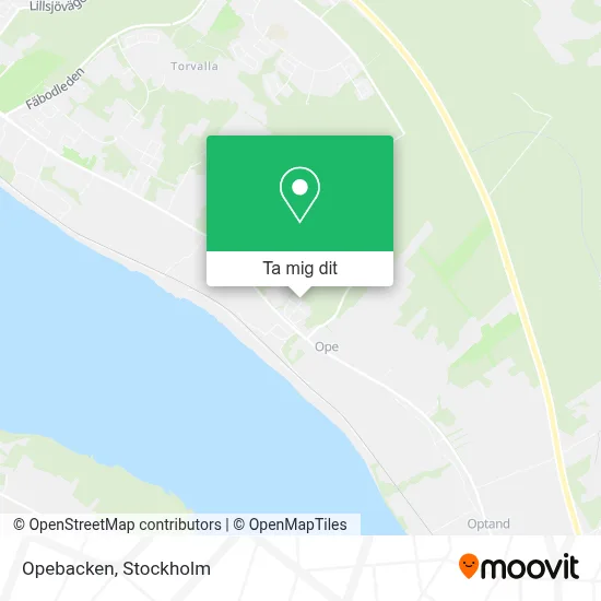 Opebacken karta