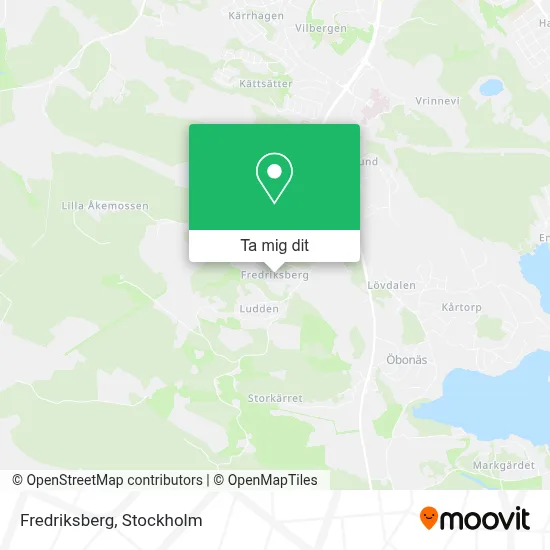 Fredriksberg karta