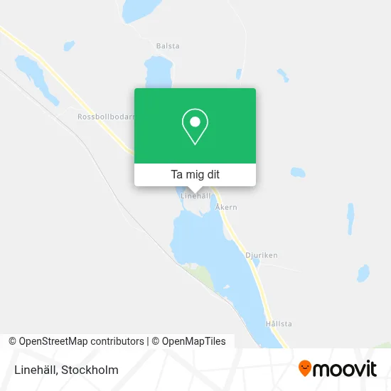 Linehäll karta