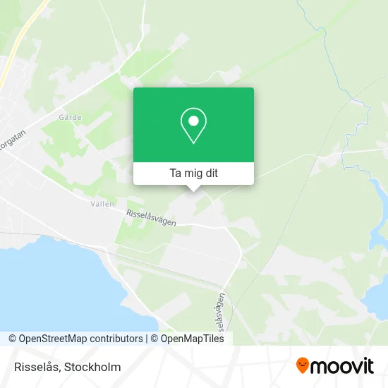 Risselås karta
