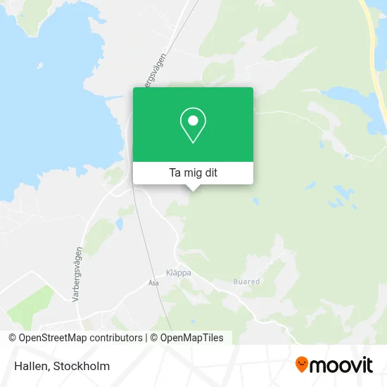 Hallen karta
