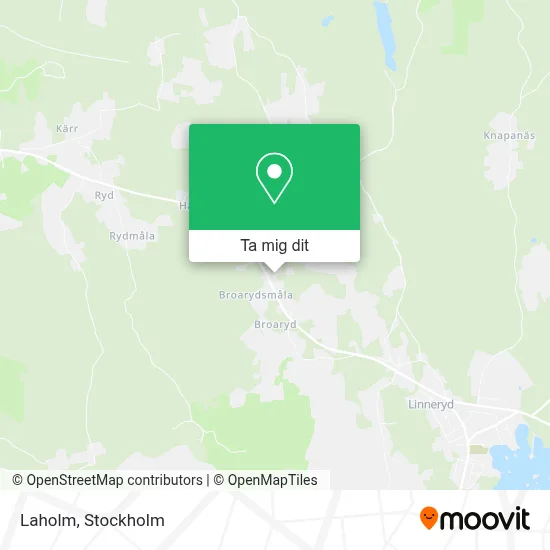 Laholm karta