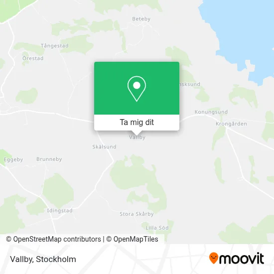 Vallby karta