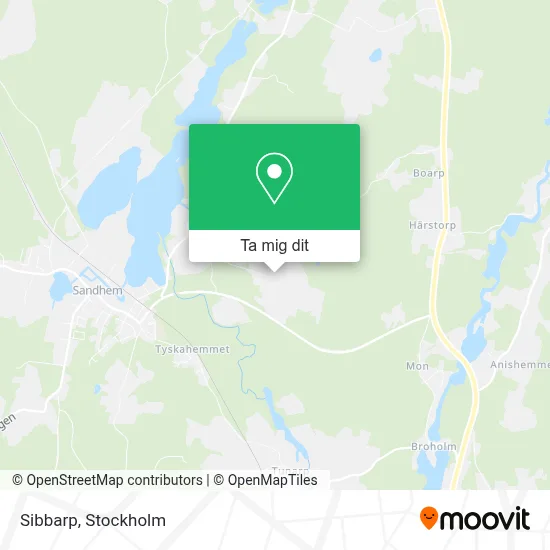 Sibbarp karta
