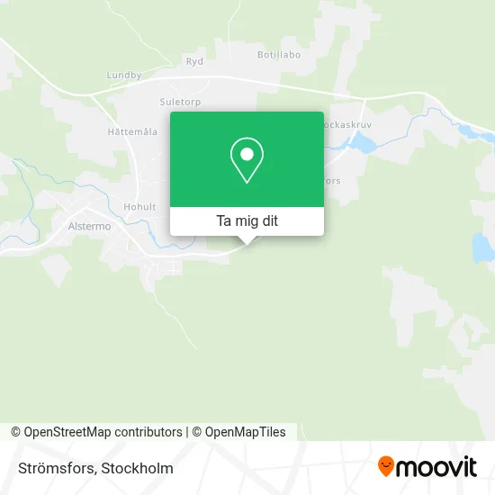 Strömsfors karta
