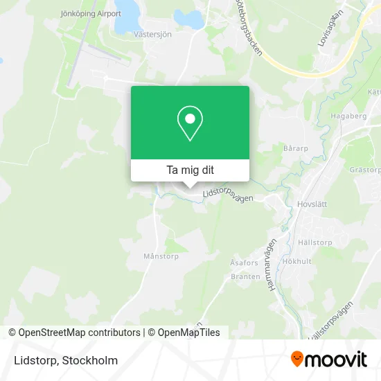 Lidstorp karta