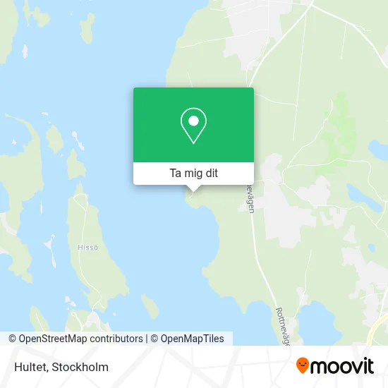 Hultet karta