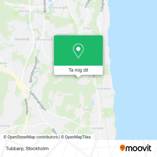 Tubbarp karta