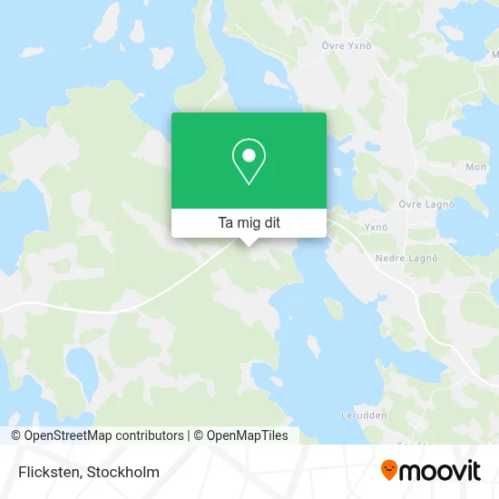 Flicksten karta
