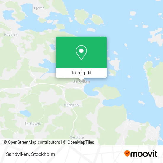Sandviken karta