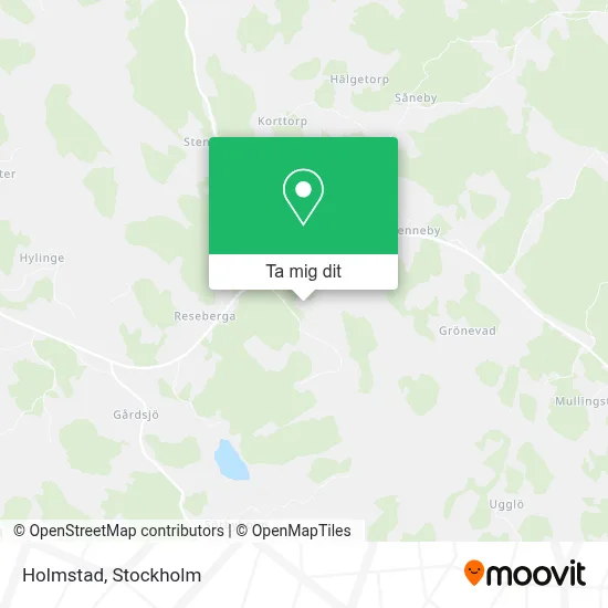 Holmstad karta