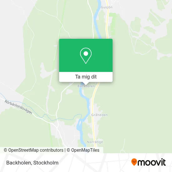 Backholen karta