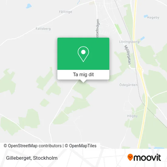 Gilleberget karta