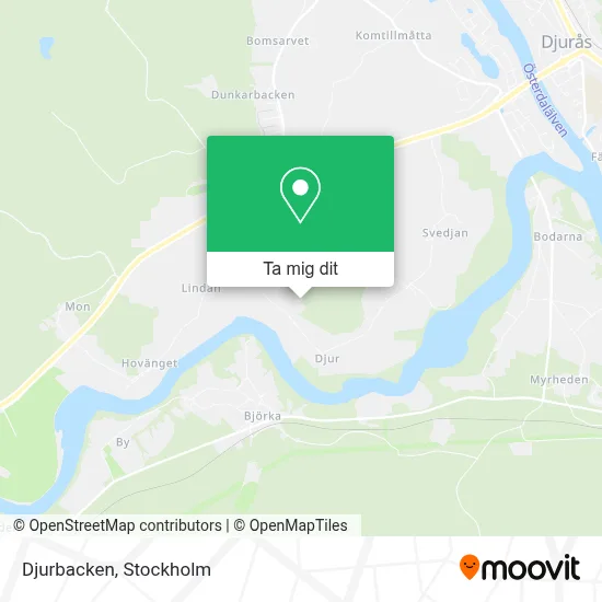 Djurbacken karta