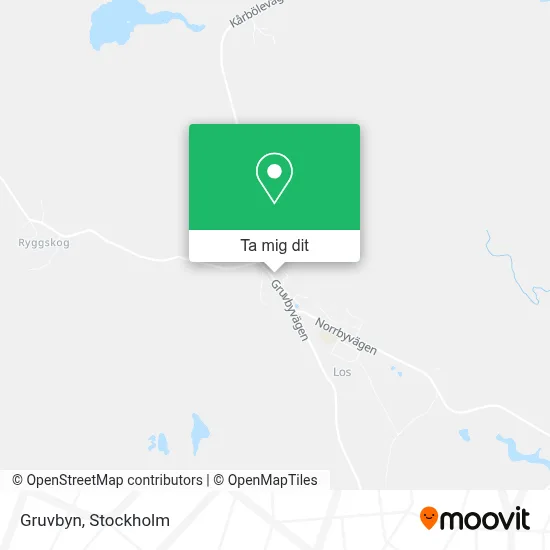 Gruvbyn karta