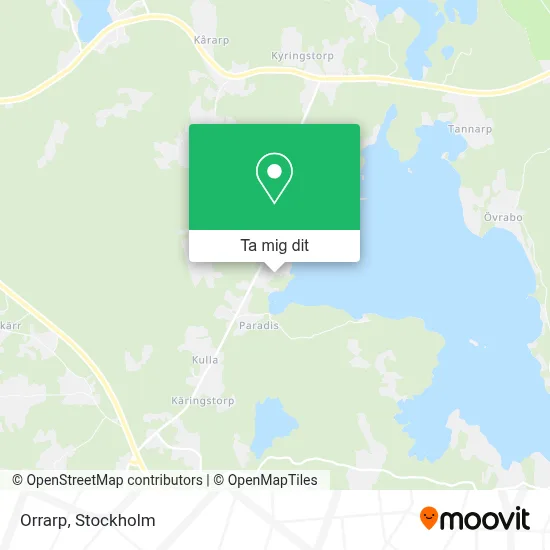 Orrarp karta