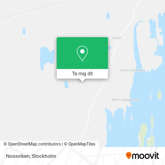 Nossviken karta