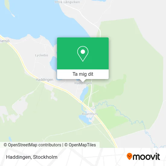 Haddingen karta