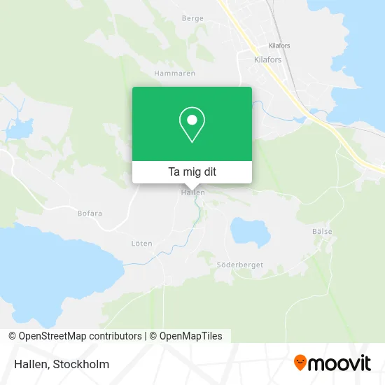 Hallen karta