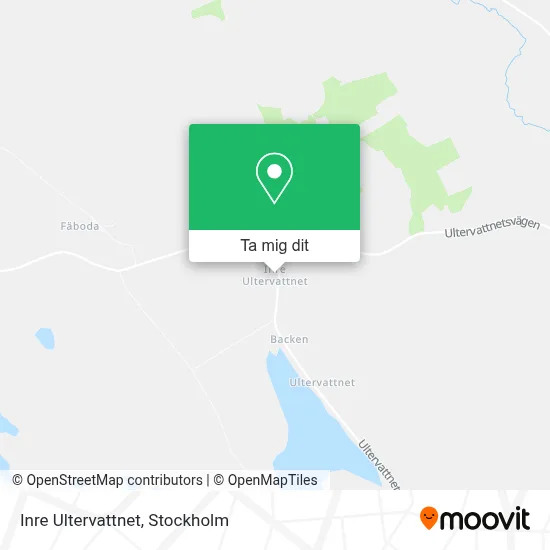 Inre Ultervattnet karta