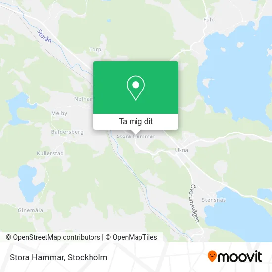 Stora Hammar karta