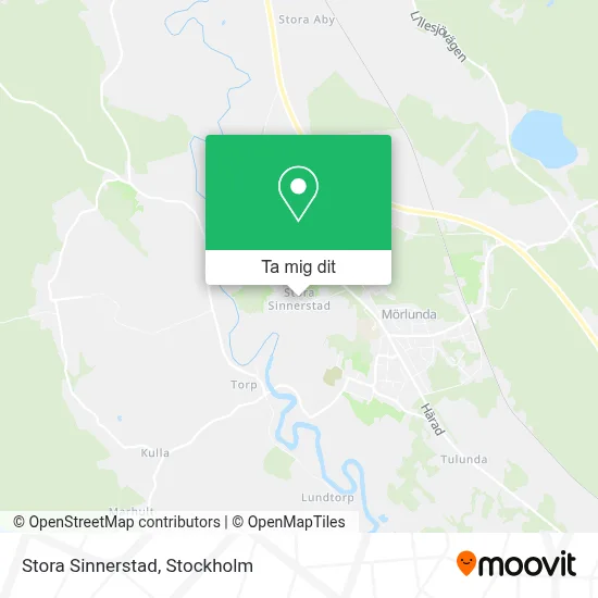 Stora Sinnerstad karta