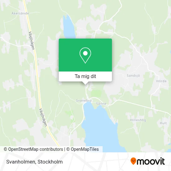 Svanholmen karta