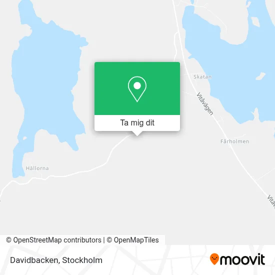 Davidbacken karta