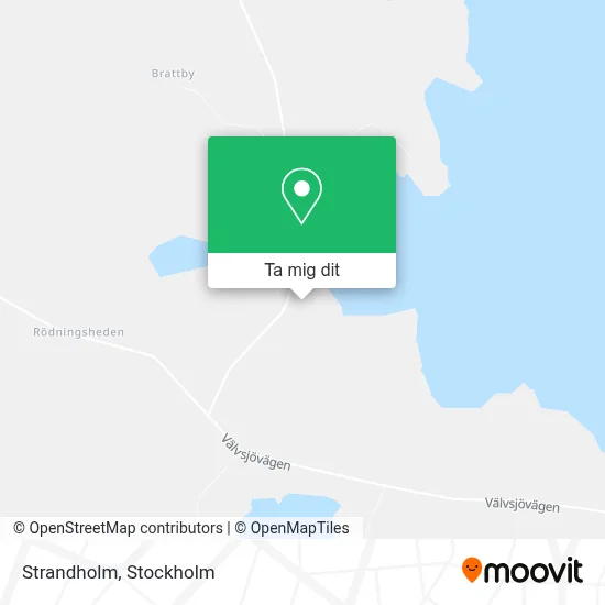 Strandholm karta