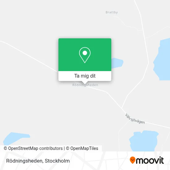 Rödningsheden karta