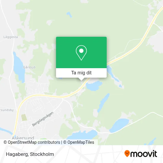 Hagaberg karta