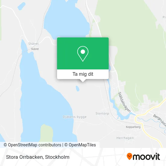 Stora Orrbacken karta