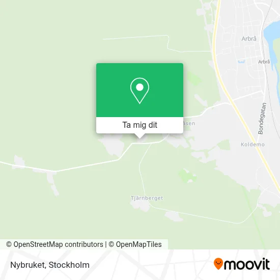 Nybruket karta