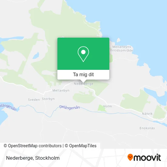 Nederberge karta