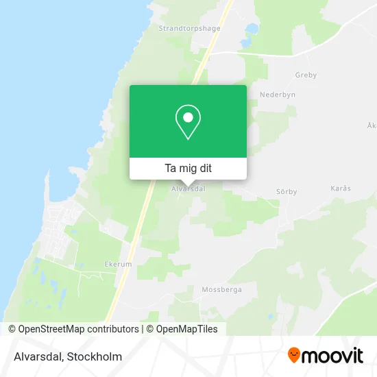 Alvarsdal karta