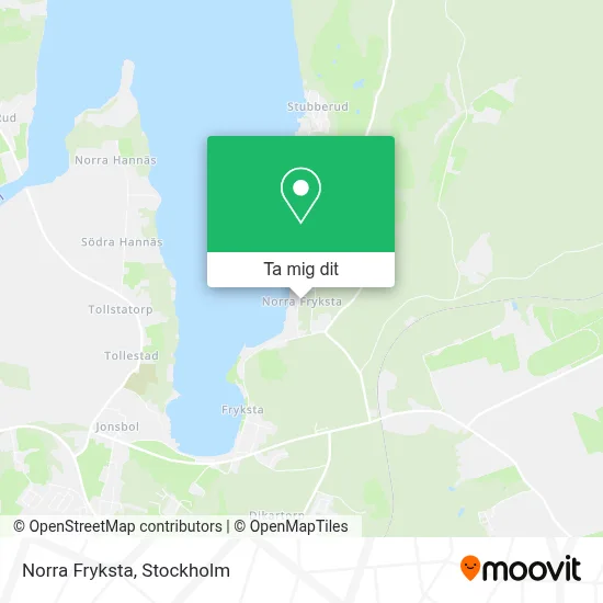 Norra Fryksta karta
