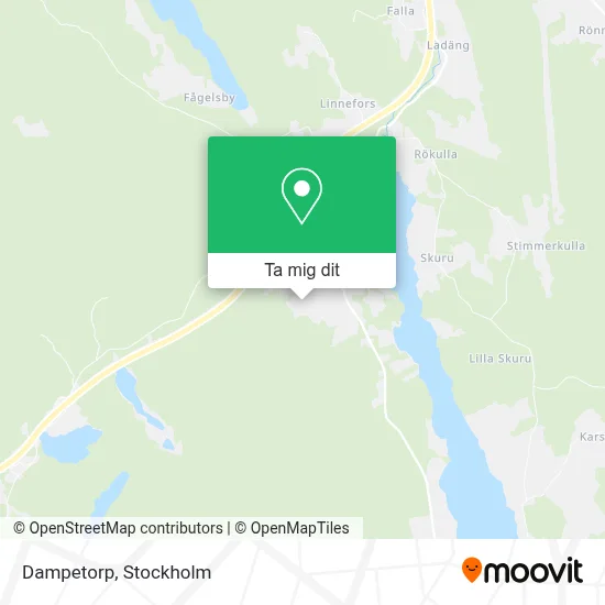 Dampetorp karta