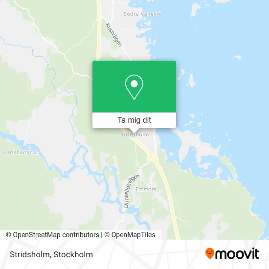Stridsholm karta