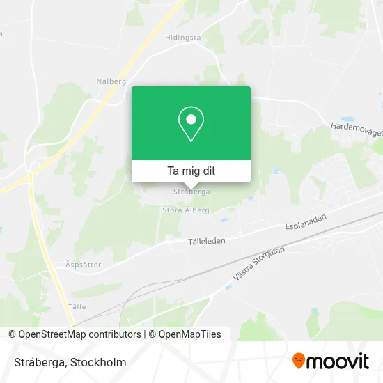Stråberga karta