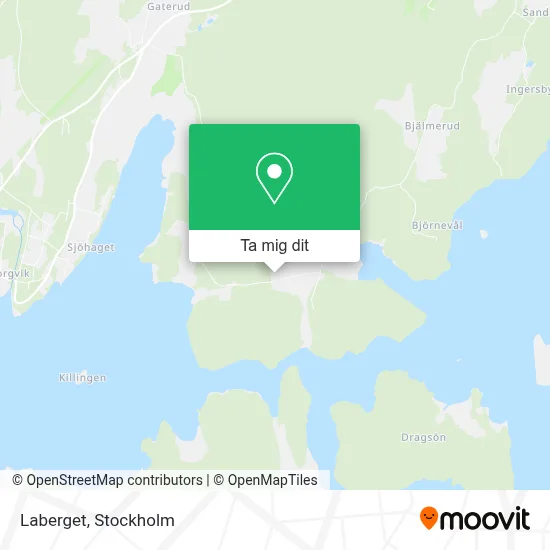 Laberget karta