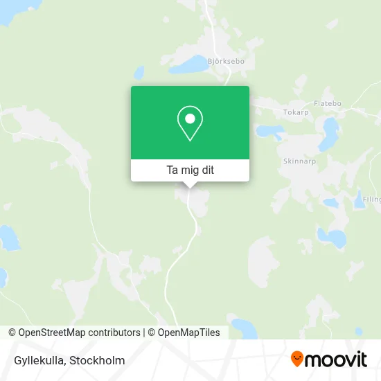 Gyllekulla karta