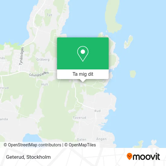 Geterud karta