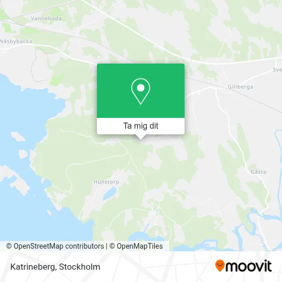 Katrineberg karta