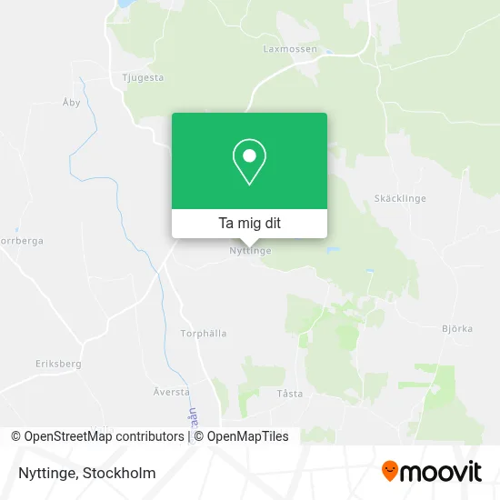 Nyttinge karta