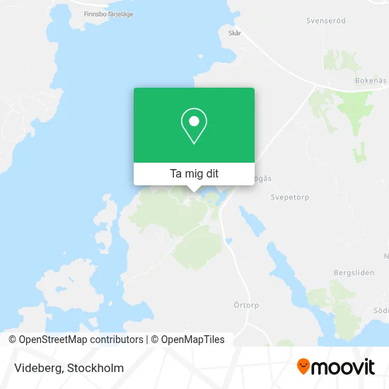 Videberg karta