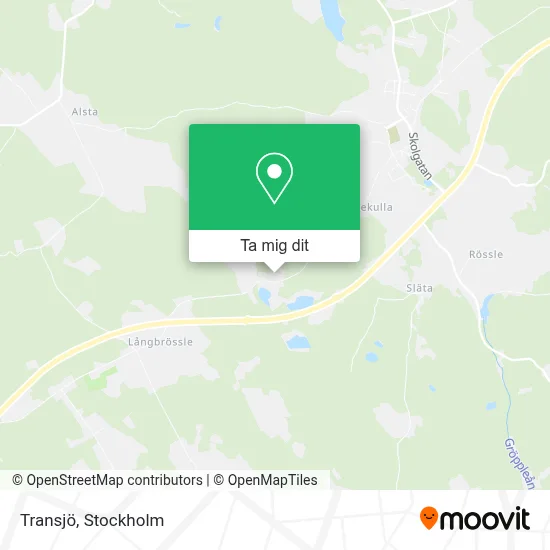 Transjö karta