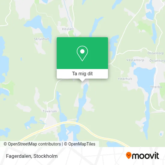 Fagerdalen karta