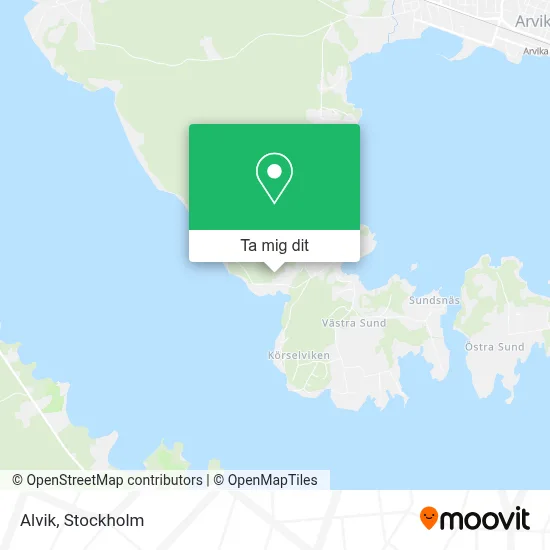 Alvik karta