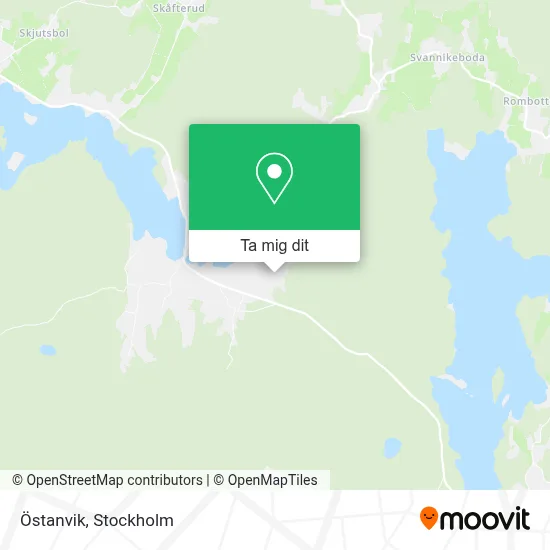 Östanvik karta