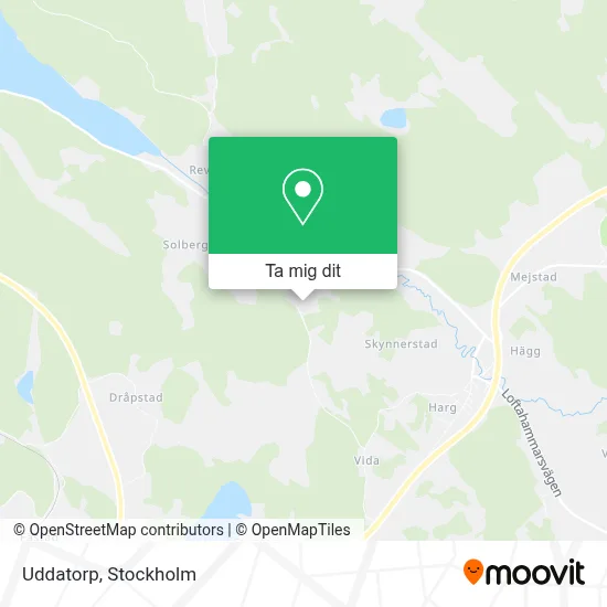 Uddatorp karta